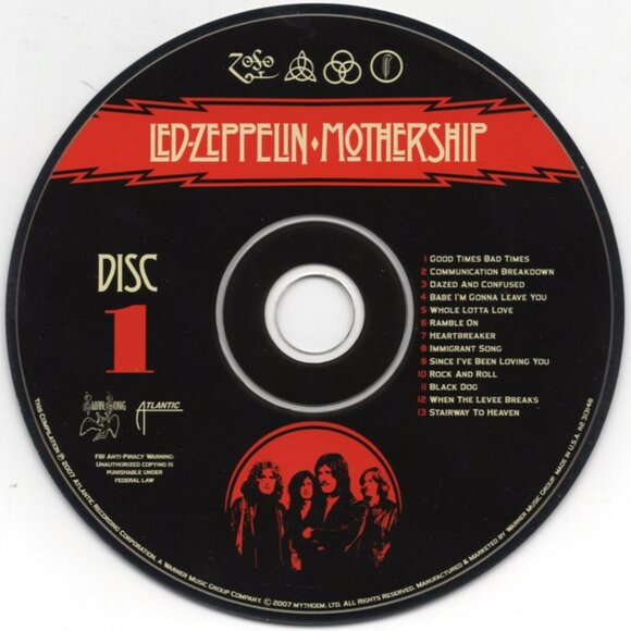 led zeppelin mothership super jewel case remastered 2007 2 cd set - jimmy page - Picture 6 of 6